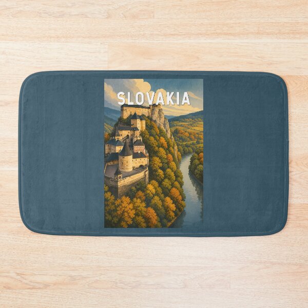 Item preview, Slovakia Illustration Travel Art Vintage designed and sold by KrisSidDesigns.