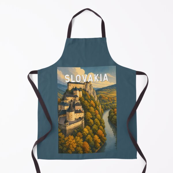 Item preview, Slovakia Illustration Travel Art Vintage designed and sold by KrisSidDesigns.