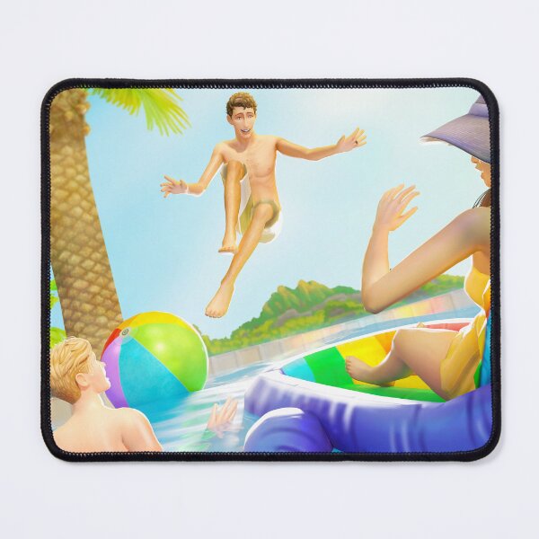 Item preview, pool party (pen, pitch & plants) designed and sold by draumade.