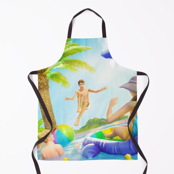 Item preview, pool party (pen, pitch & plants) designed and sold by draumade.