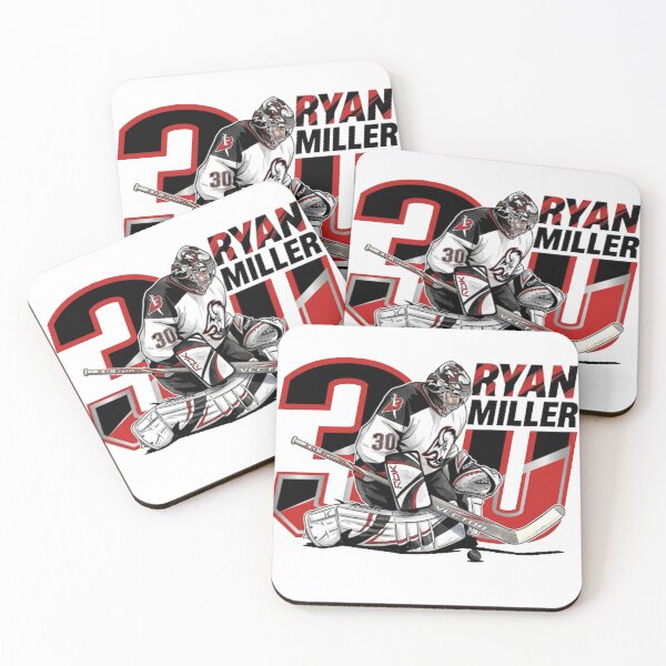 Item preview, Ryan Miller #30 - Buffalo Hockey Legend - Goat Head Retro Art designed and sold by Thogan0416.