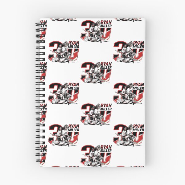Item preview, Ryan Miller #30 - Buffalo Hockey Legend - Goat Head Retro Art designed and sold by Thogan0416.