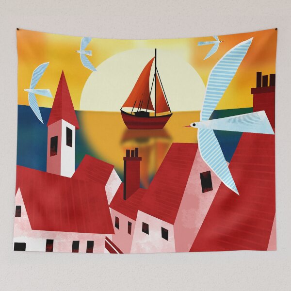 Item preview, Sailing at Sunset designed and sold by Andrew  Hitchen.