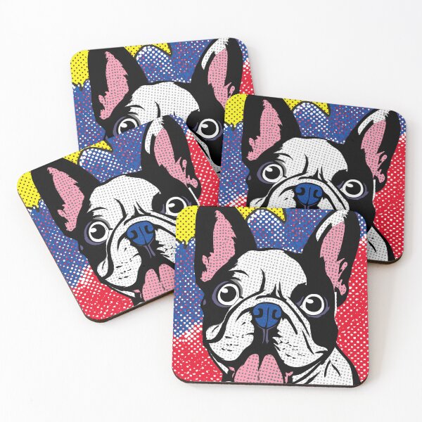 Item preview, Colorful Pop Art Bulldog designed and sold by lautir.
