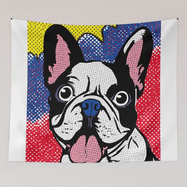 Item preview, Colorful Pop Art Bulldog designed and sold by lautir.