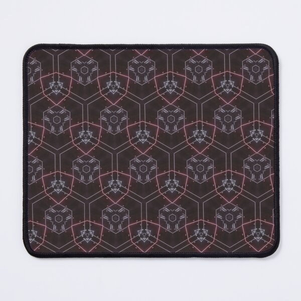 Item preview, Futuristic Neon Hexagon Cyberpunk Seamless Geometric Background Pattern designed and sold by IntelliMindDesigns.