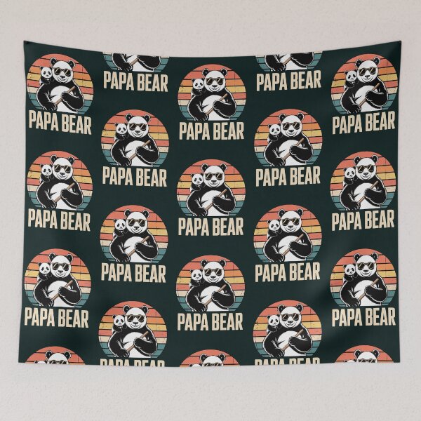 Item preview, Papa Bear Panda – Cute Funny Dad Shirt Father’s Day Gift designed and sold by Biedroneczka.