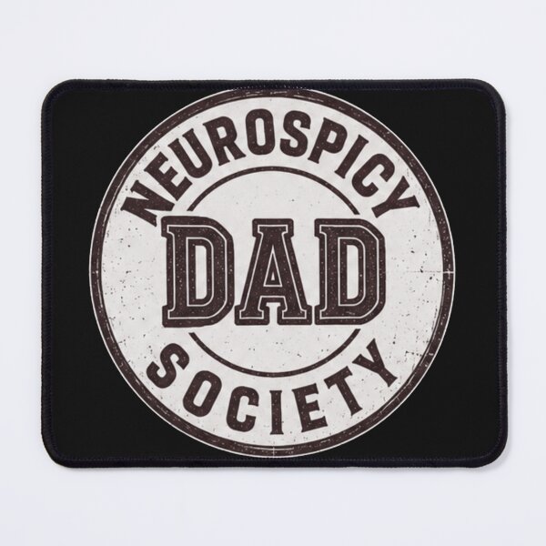 Item preview, Neurospicy Dad Society Distressed Retro Badge Father's Day Gift designed and sold by CollectionsJEm.