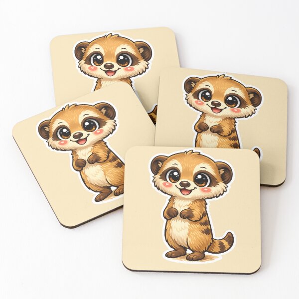Item preview, Cute Meerkat Sticker, Alert Safari Friend designed and sold by The Digital Compass.