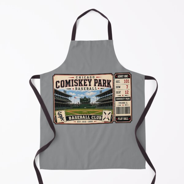 Item preview, Chicago Comiskey Park Vintage Ticket Poster Retro Baseball Stadium Art Classic Chicago Ballpark Interior designed and sold by GhostDawgs.
