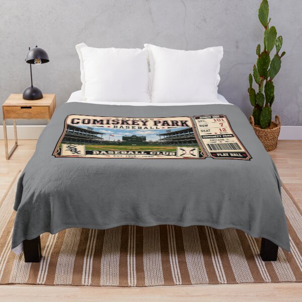 Item preview, Chicago Comiskey Park Vintage Ticket Poster Retro Baseball Stadium Art Classic Chicago Ballpark Interior designed and sold by GhostDawgs.