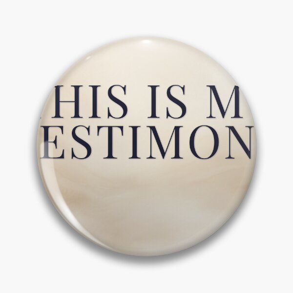 Item preview, This Is My Testimony designed and sold by WeAllFeltThat.