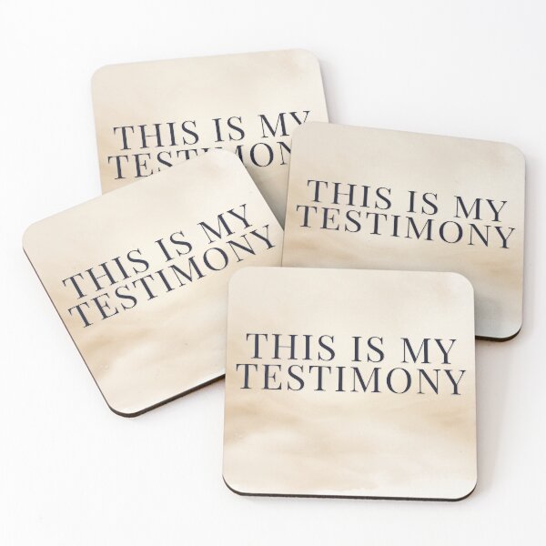 Item preview, This Is My Testimony designed and sold by WeAllFeltThat.