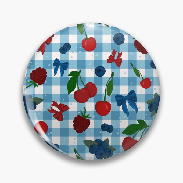 Item preview, Light Blue Picnic Berries and Bows designed and sold by Pinecone Place.