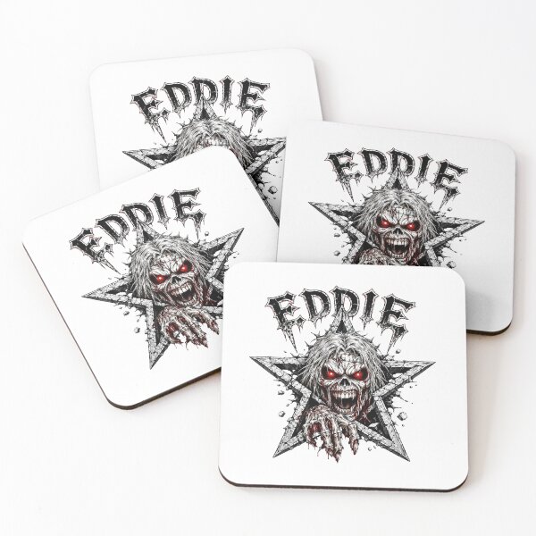 Item preview, Heavy Metal Horror Monster EDDIE - Shattered Pentagram designed and sold by Threadnovax.