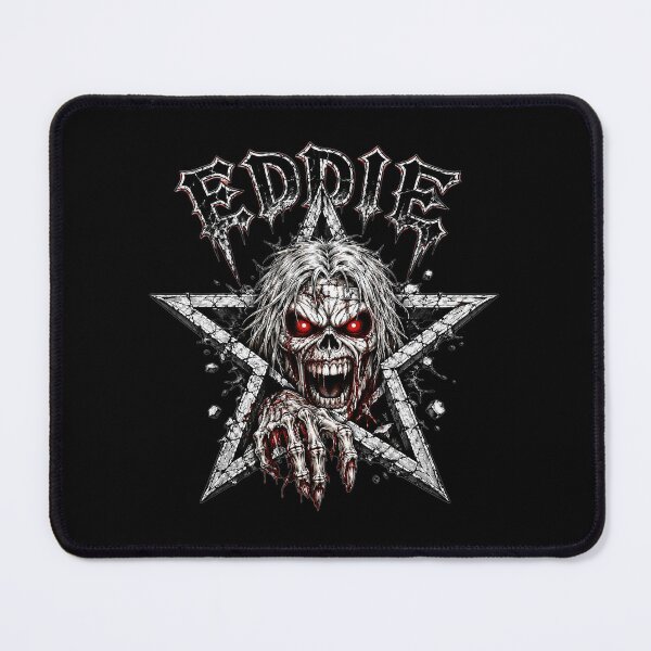 Item preview, Heavy Metal Horror Monster EDDIE - Shattered Pentagram designed and sold by Threadnovax.
