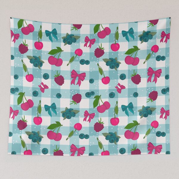 Item preview, Hot Pink Picnic Berries and Bows designed and sold by Pinecone Place.