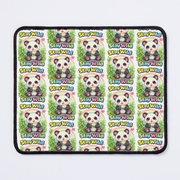 Item preview, Stay Wild Panda – Cute Kawaii Panda Ice Cream Design designed and sold by Clothes With Smiling Animals Walt Gral.
