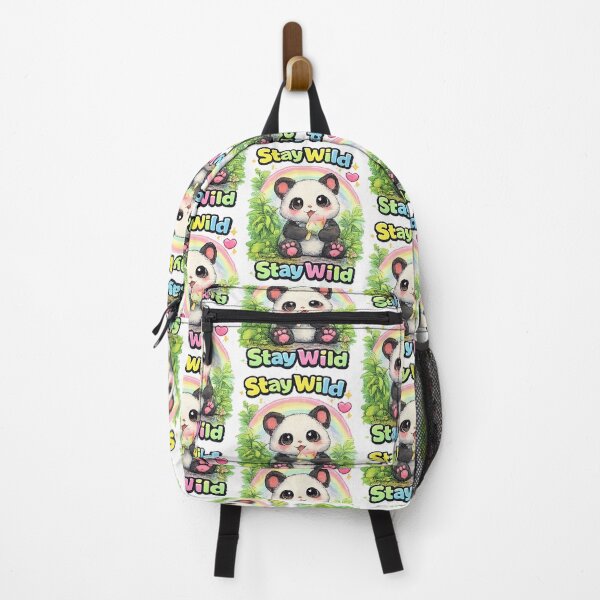 Item preview, Stay Wild Panda – Cute Kawaii Panda Ice Cream Design designed and sold by Clothes With Smiling Animals Walt Gral.