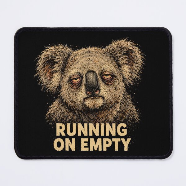 Item preview, Running On Empty Tired Koala Funny Animal designed and sold by TheAsura.