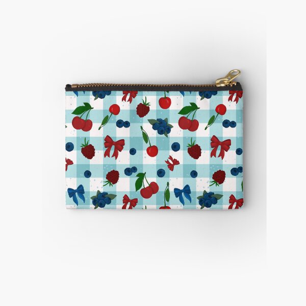 Item preview, Teal Blue Picnic Berries and Bows designed and sold by Pinecone Place.