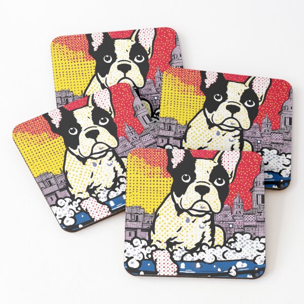 Item preview, Playful French Bulldog in Bubble Bath designed and sold by lautir.
