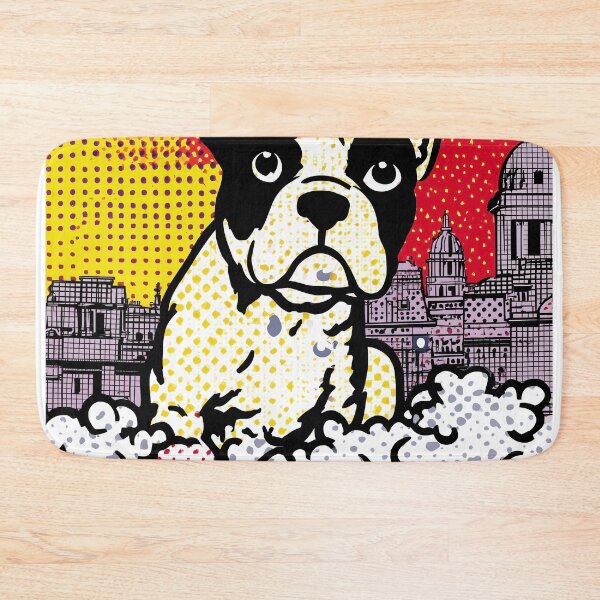 Item preview, Playful French Bulldog in Bubble Bath designed and sold by lautir.