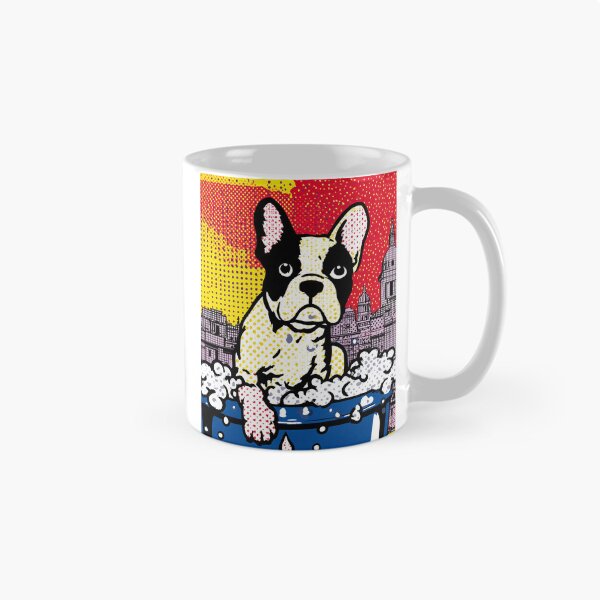 Item preview, Playful French Bulldog in Bubble Bath designed and sold by lautir.