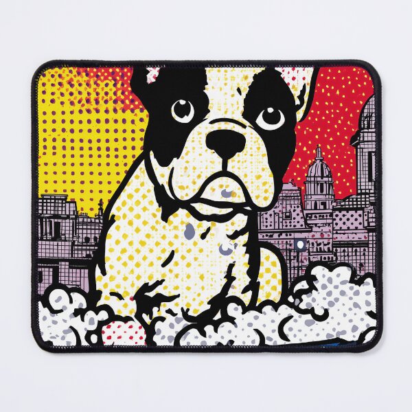 Item preview, Playful French Bulldog in Bubble Bath designed and sold by lautir.