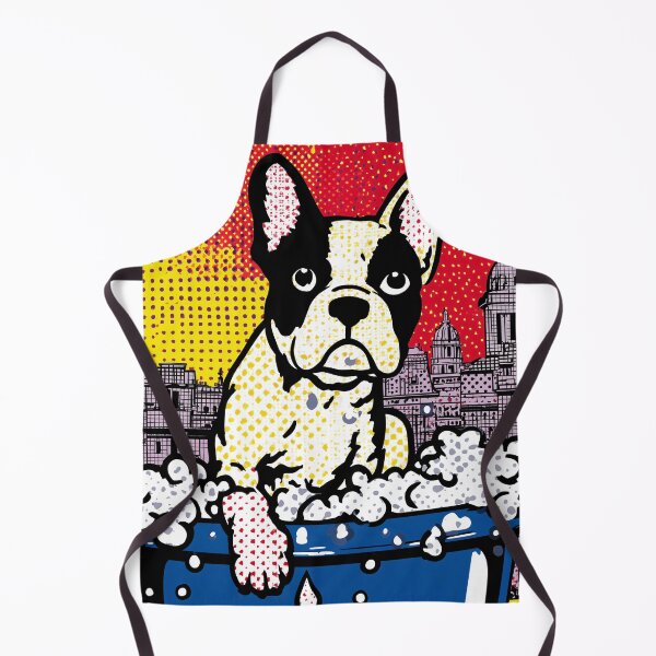 Item preview, Playful French Bulldog in Bubble Bath designed and sold by lautir.