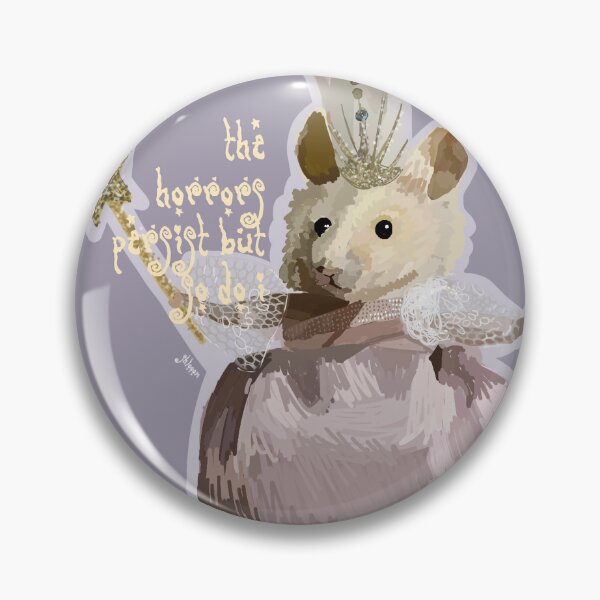 Item preview, princess mouse badge designed and sold by shlooom.