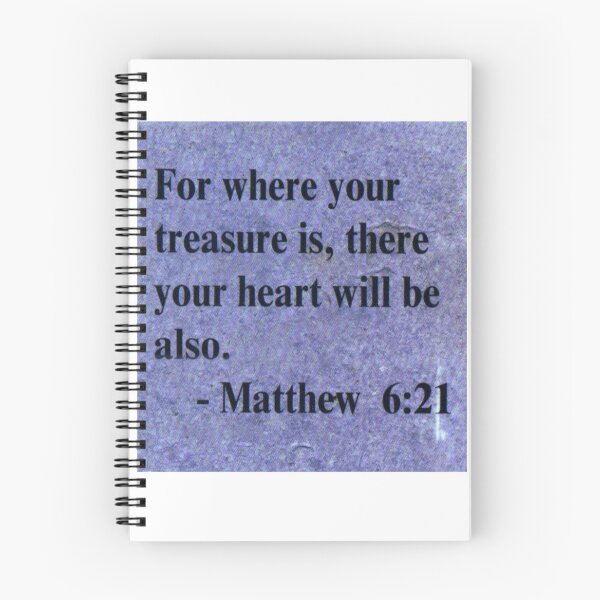 Item preview, Matthew 6:21 designed and sold by di-Vera-Rosati.