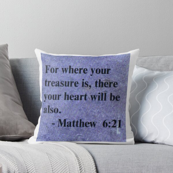 Item preview, Matthew 6:21 designed and sold by di-Vera-Rosati.
