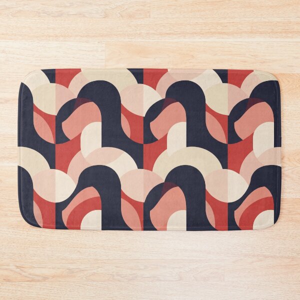 Item preview, Modern Retro Curve Pattern designed and sold by MegaNovaArt.