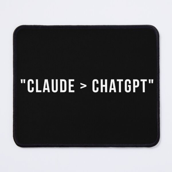 Item preview, Claude vs ChatGPT Shirt | Claude AI T-Shirt | AI Humor | Tech Gift for Developers designed and sold by HippyTees.