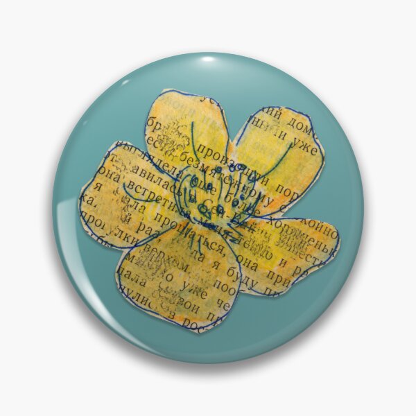Item preview, Yellow handmade paper flower for journaling designed and sold by Deepness2023.