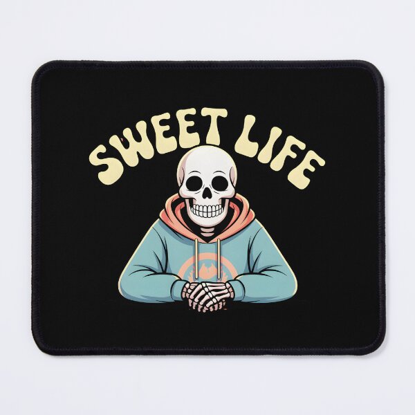 Item preview, Sweet Life Skeleton in Hoodie – Cute Halloween Aesthetic Design designed and sold by Raw Tigers.