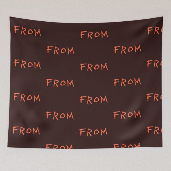 Item preview, From Series Title Lettering - Orange designed and sold by t-patterns.