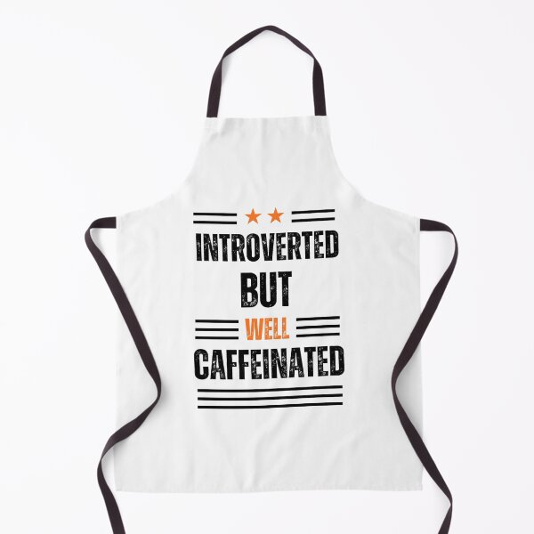 Item preview, Introverted but Well Caffeinated Shirt – Coffee Lover Introvert T-Shirt designed and sold by Line-Mood1⭐️⭐️⭐️⭐️⭐️.