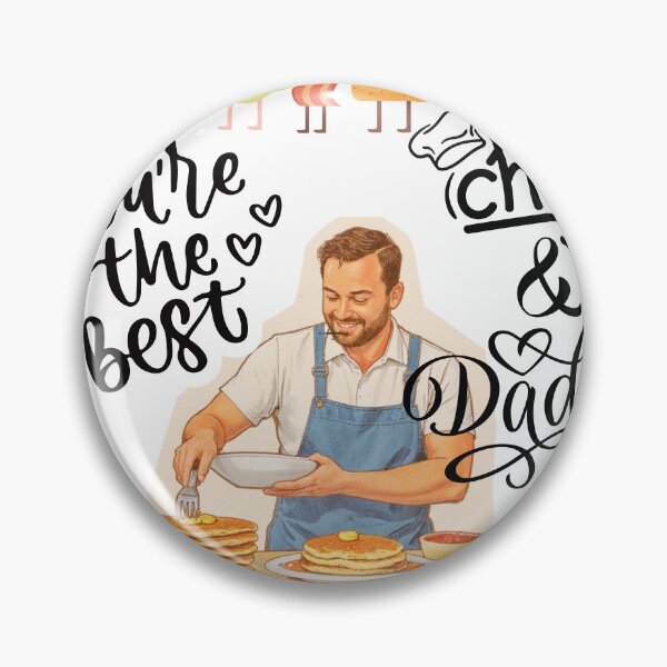 Item preview, Chef Dad Pancake Breakfast SVG | You’re the Best Father’s Day Design for T-Shirts, Mugs & Gifts designed and sold by TinyVibeStudio.