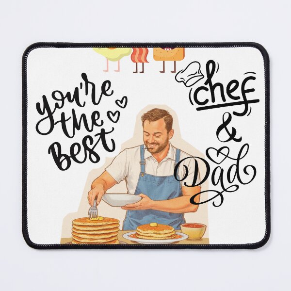Item preview, Chef Dad Pancake Breakfast SVG | You’re the Best Father’s Day Design for T-Shirts, Mugs & Gifts designed and sold by TinyVibeStudio.