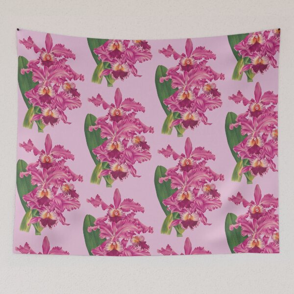 Item preview, vintage pink orchid designed and sold by okapia concolor.