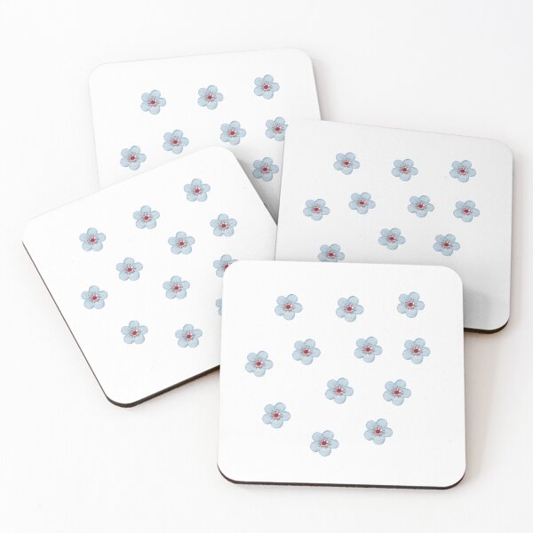 Item preview, Blue little flowers designed and sold by trendspatterns.