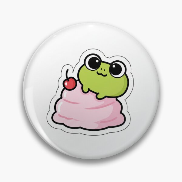 Item preview, Cute Kawaii Frog Slipping on Ice Cream designed and sold by mayatA-rt.