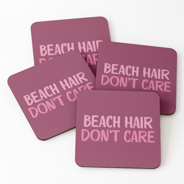 Item preview, Beach Hair Don't Care Pink designed and sold by Spring Things.