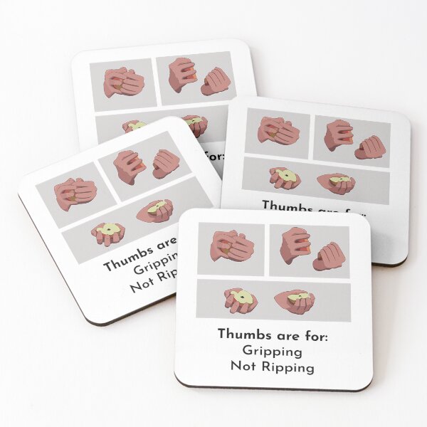 Item preview, Thumbs Are For Gripping Not Ripping designed and sold by lerma  shan.
