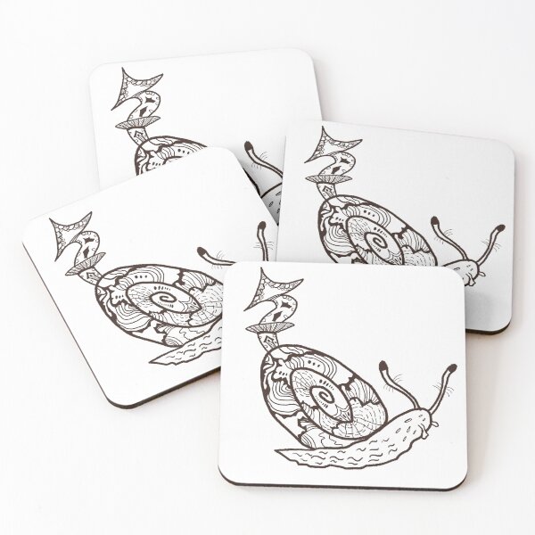 Item preview, Fantasy Snail With Tiny House Illustration designed and sold by FaliushART.