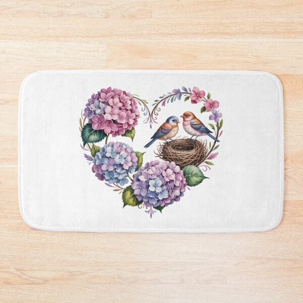 Item preview, Birds Nestled Among Hydrangeas designed and sold by jkrphoto.