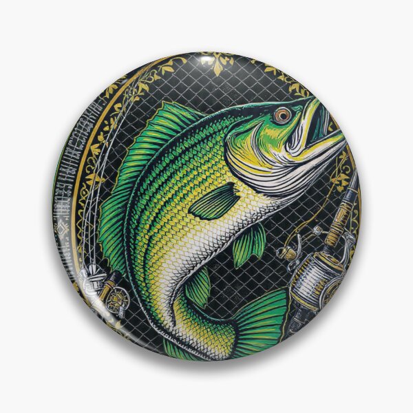 Item preview, Master of the Bite Funny Fishing Dad Trophy Emblem Gift designed and sold by YMLux.