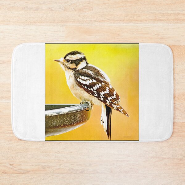 Item preview, Downy Woodpecker, Female, Animal Portrait, Profile designed and sold by AMacGPhilly.